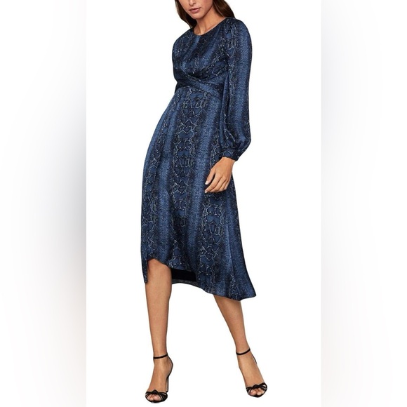 BCBGMaxAzria: Pacific Blue Python Print - Picture 2 of 7